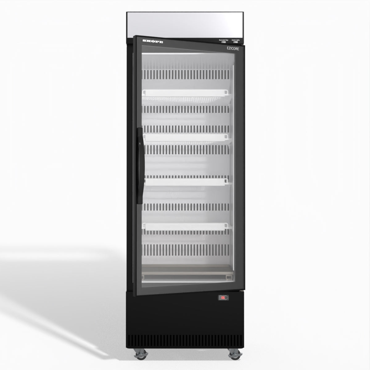 Skope EziCore BCE600N 1 Glass Door Display or Storage Fridge 559L - BCE600N