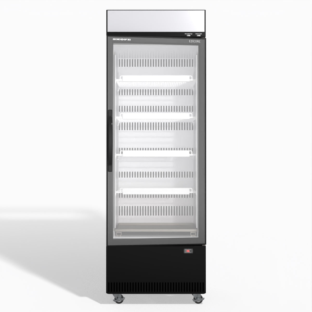Skope EziCore BCE600N 1 Glass Door Display or Storage Fridge 559L - BCE600N