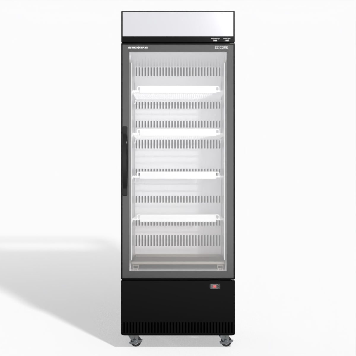 Skope EziCore BCE600N 1 Glass Door Display or Storage Fridge 559L - BCE600N