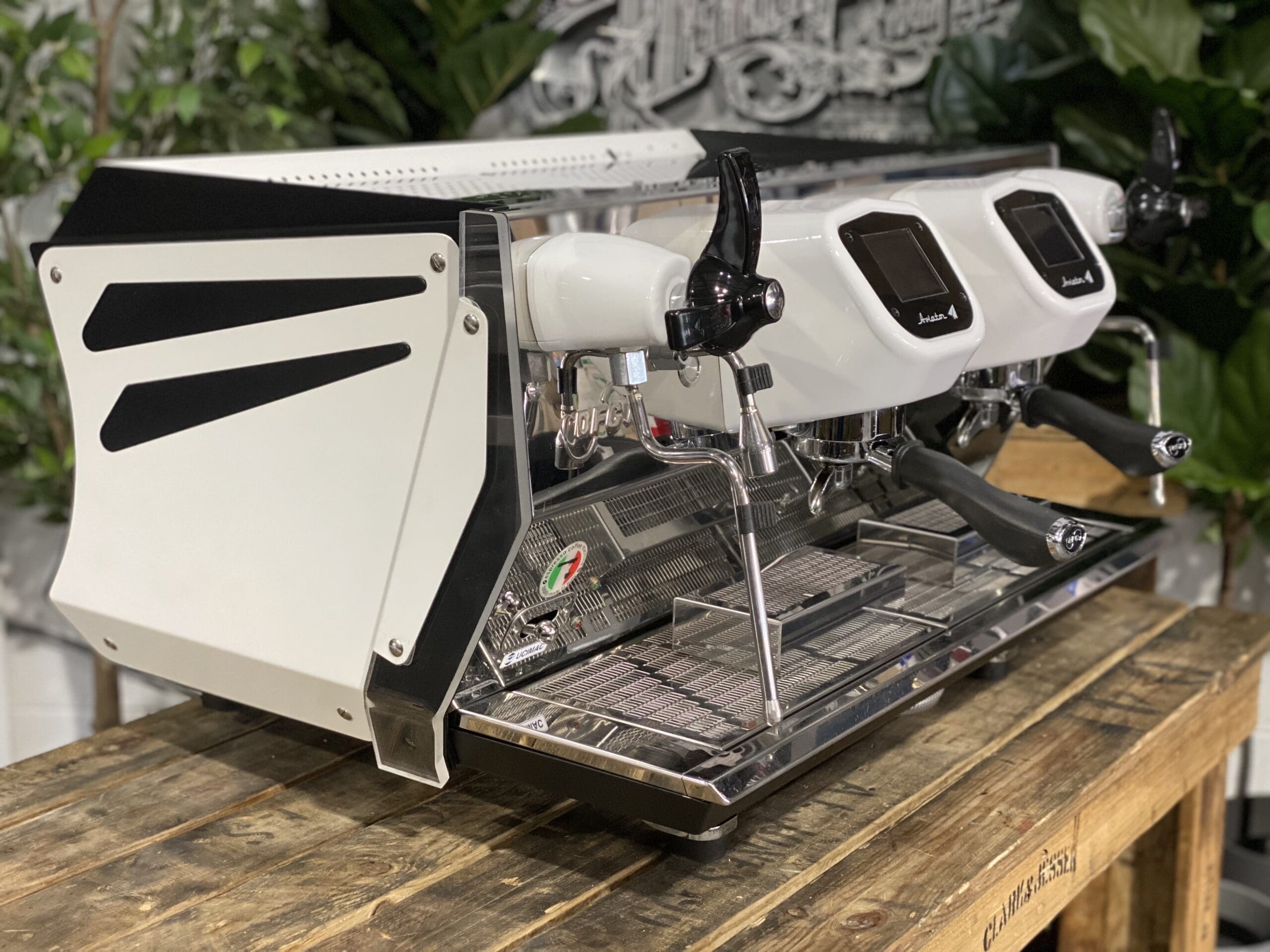 BFC Aviator Custom - 2 Group Commercial Espresso Machine - White