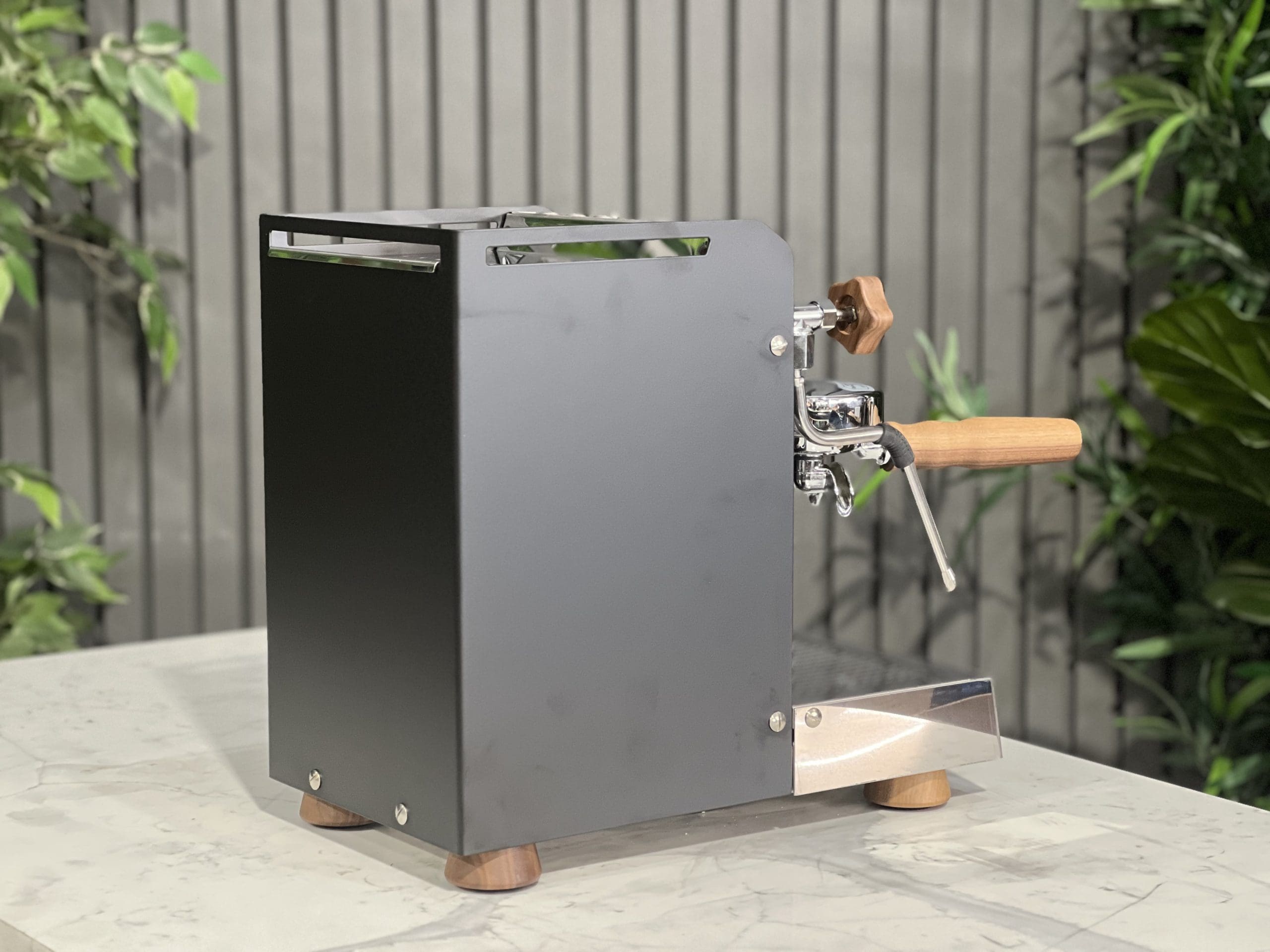 BFC Experta Black - 1 Group Commercial Espresso Machine - Timber
