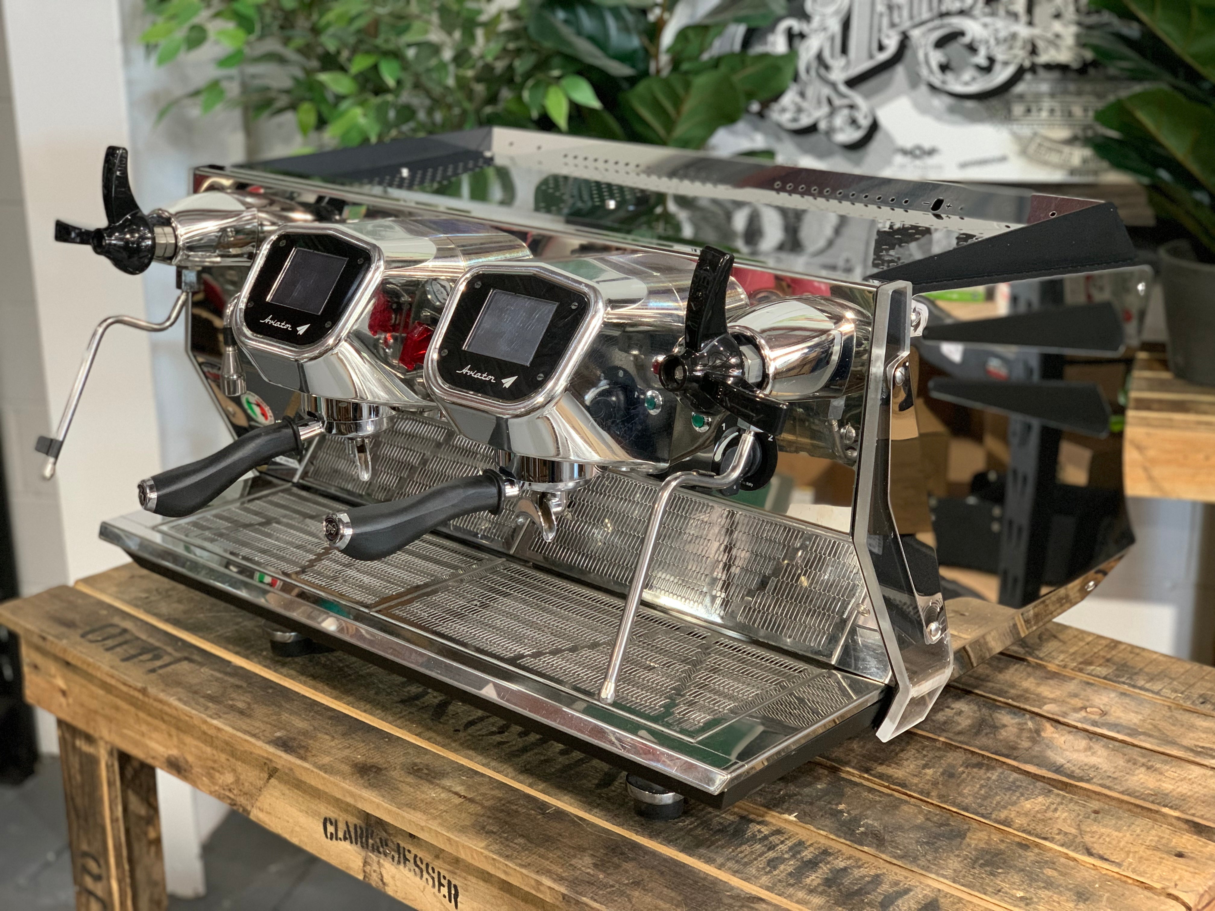 BFC Aviator - 2 Group Commercial Espresso Machine - Stainless Steel