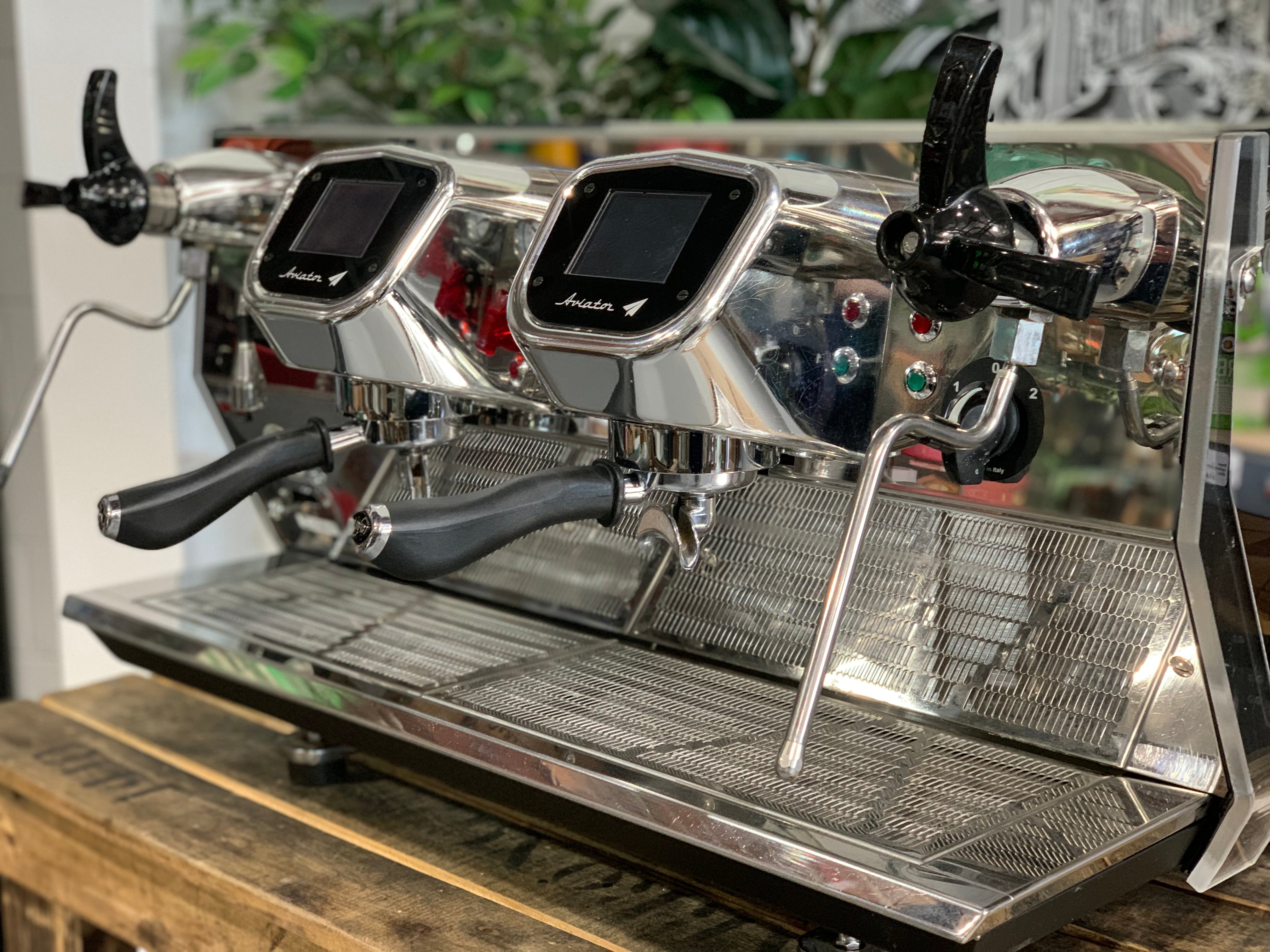 BFC Aviator - 2 Group Commercial Espresso Machine - Stainless Steel