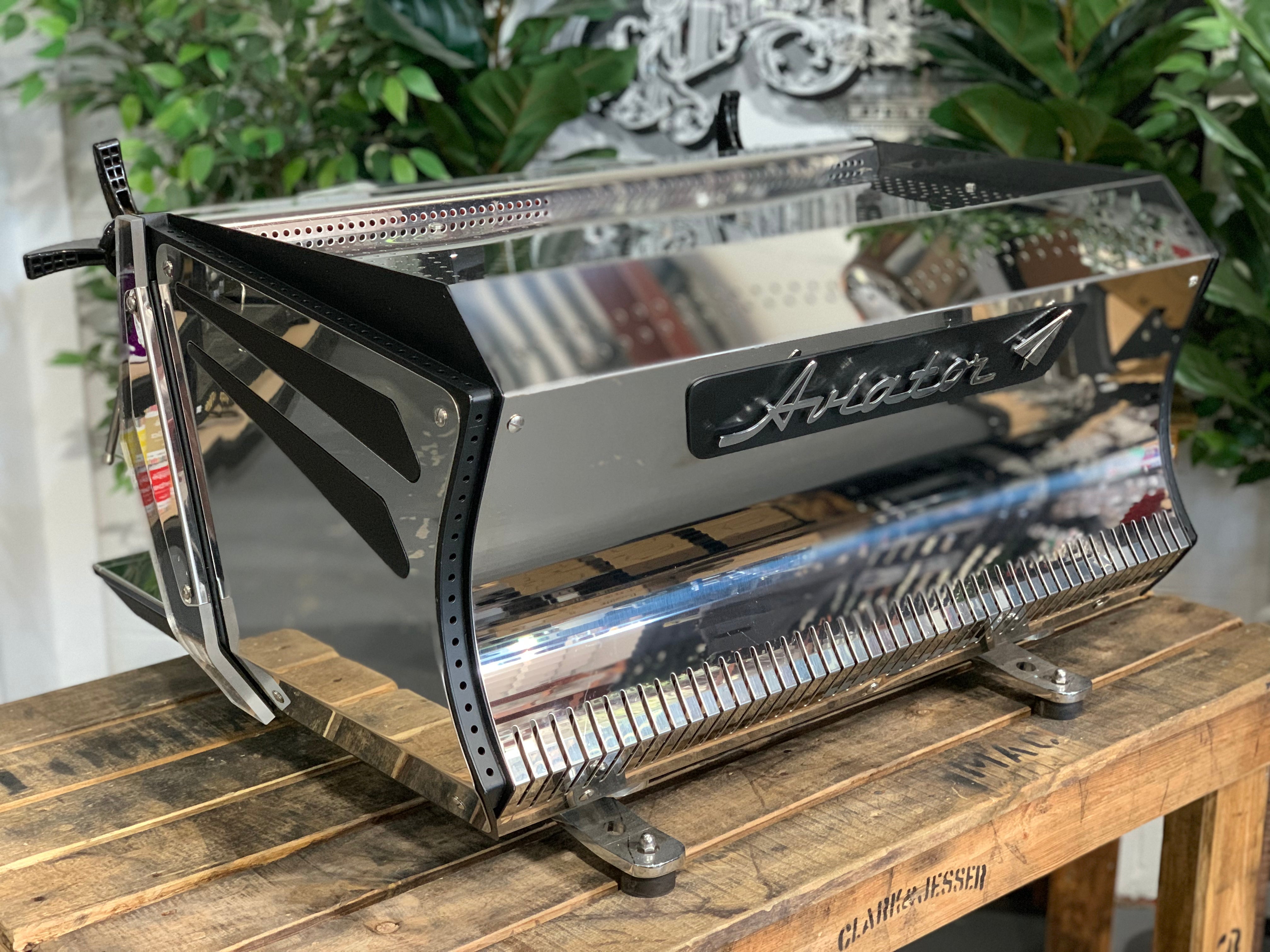 BFC Aviator - 2 Group Commercial Espresso Machine - Stainless Steel