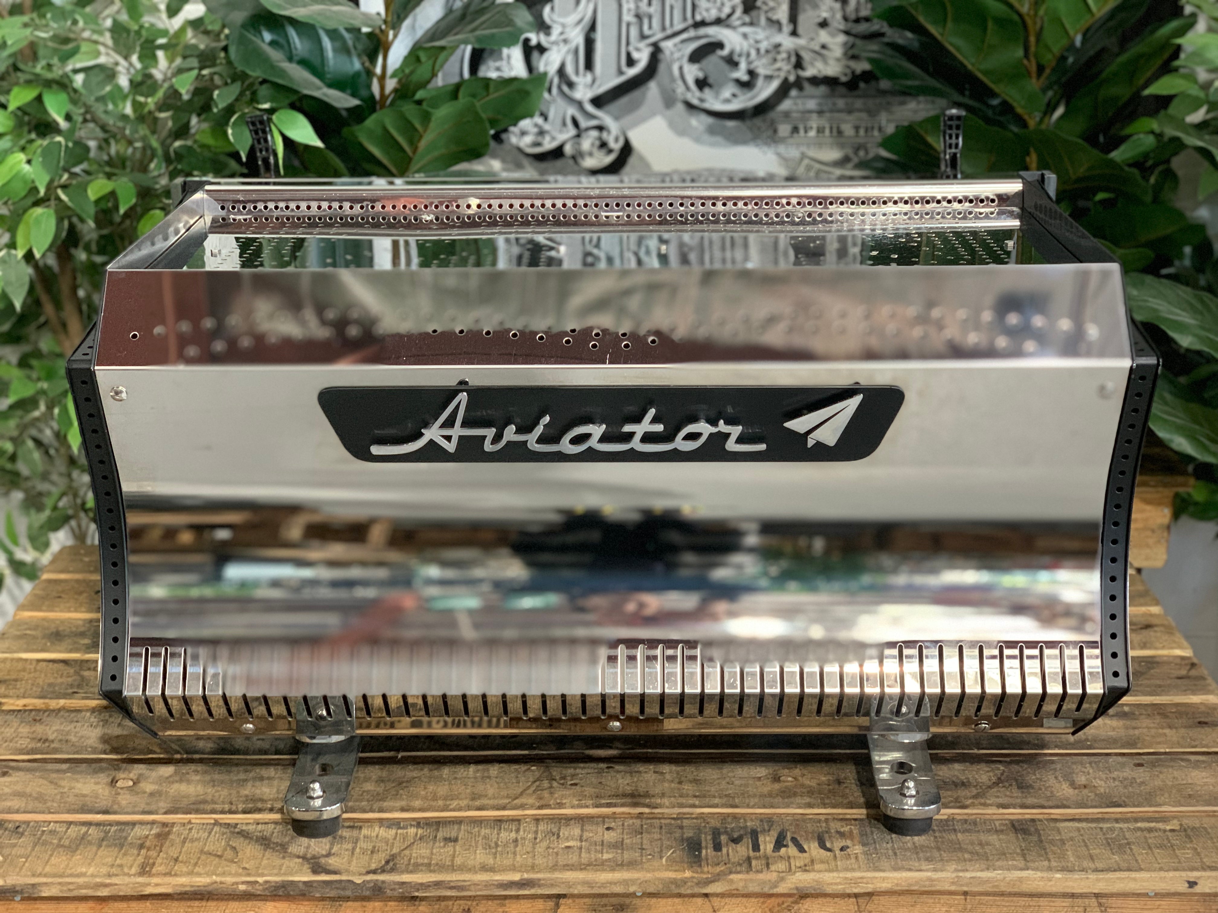 BFC Aviator - 2 Group Commercial Espresso Machine - Stainless Steel