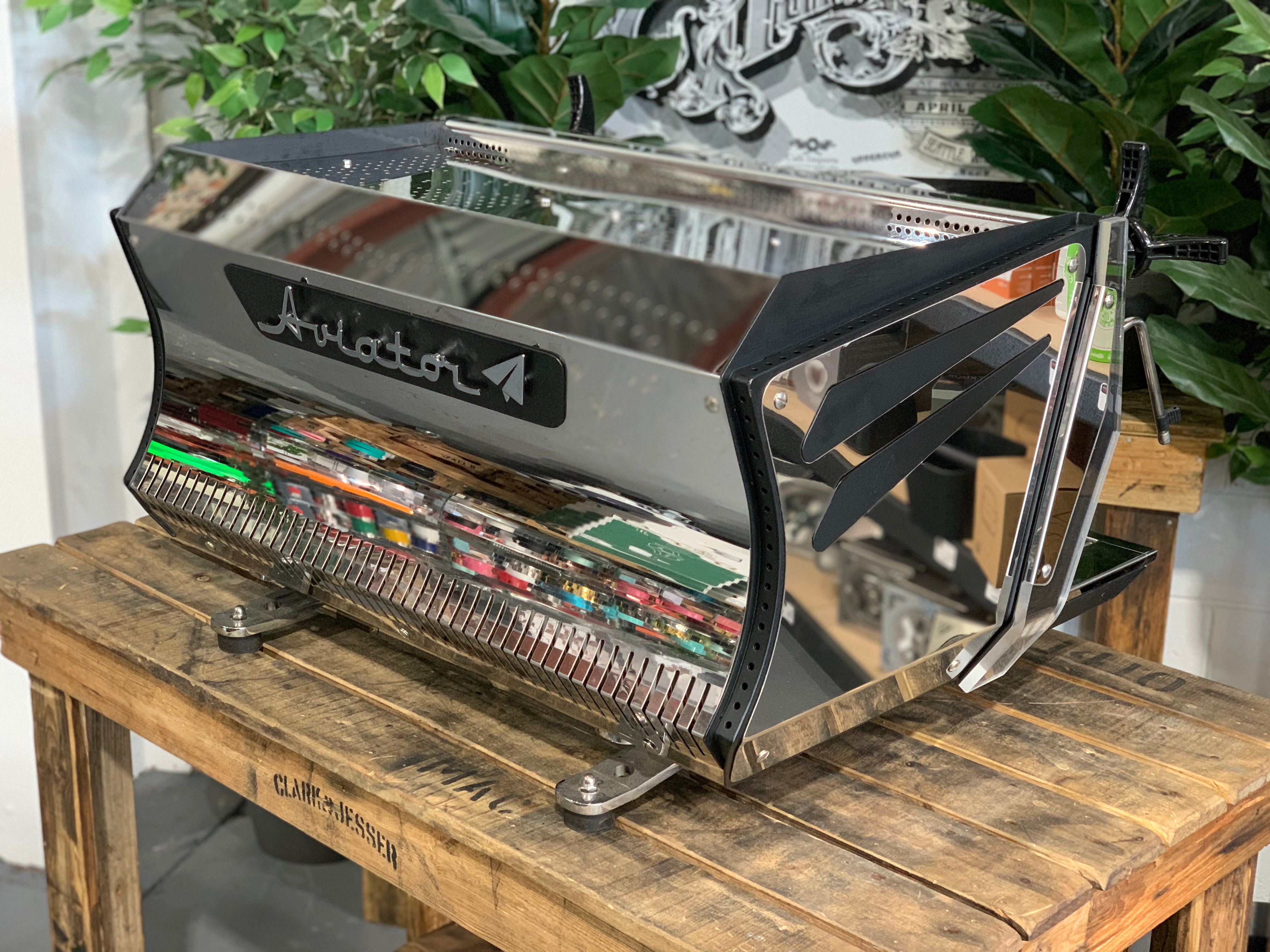 BFC Aviator - 2 Group Commercial Espresso Machine - Stainless Steel
