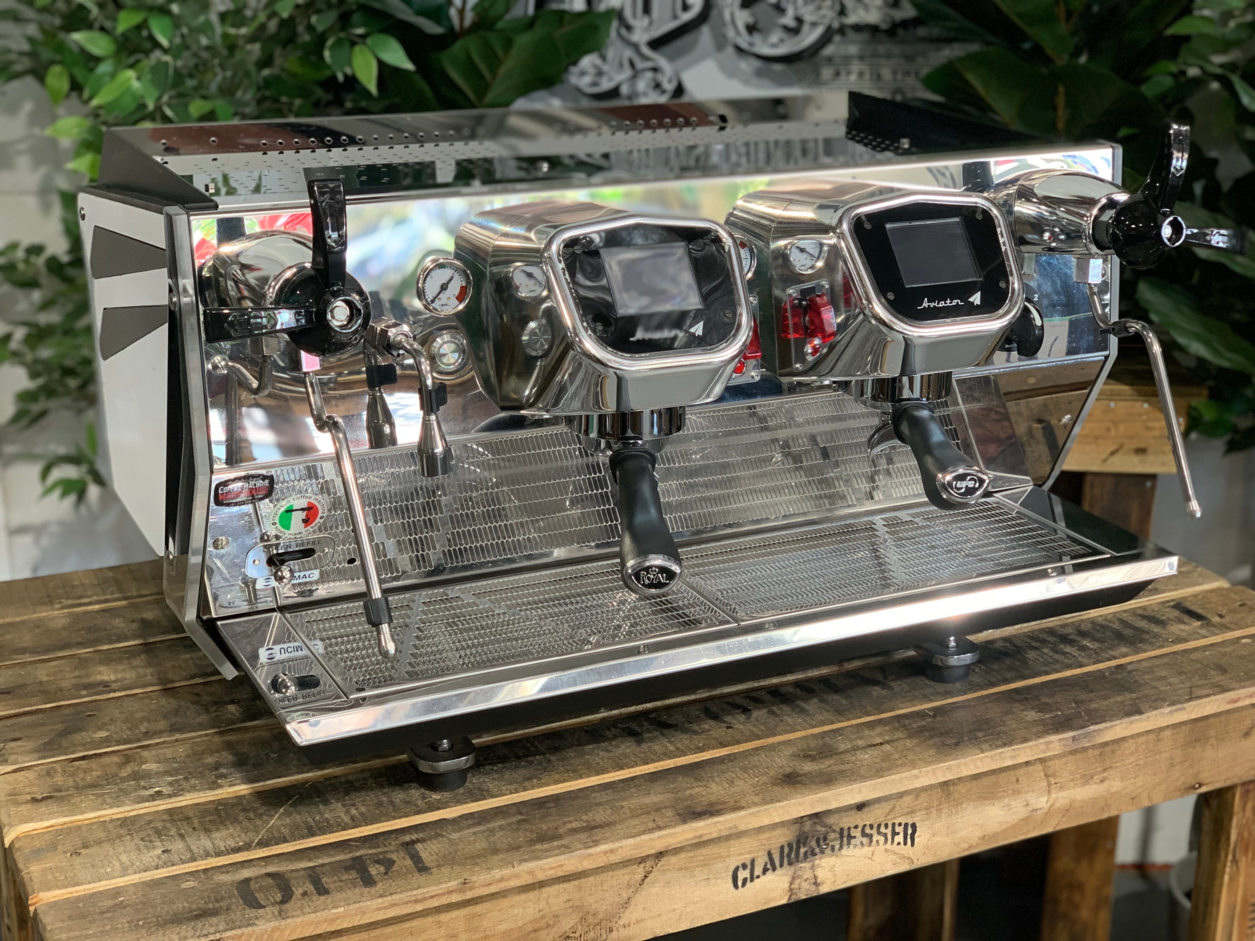 BFC Aviator - 2 Group Commercial Espresso Machine - Stainless Steel
