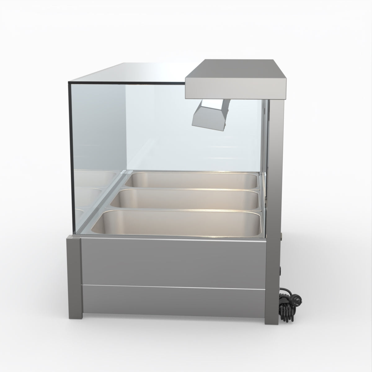 Bonvue Square Countertop Wet And Dry Bain Marie BM11SC