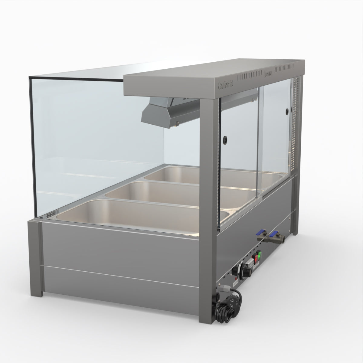 Bonvue Square Countertop Wet And Dry Bain Marie BM11SC