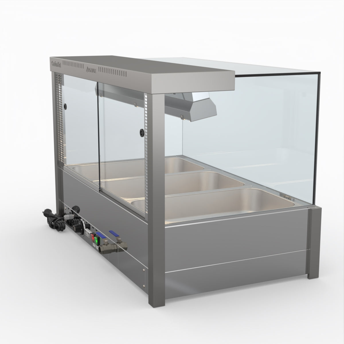 Bonvue Square Countertop Wet And Dry Bain Marie BM11SC
