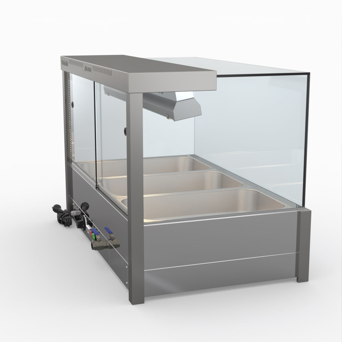 Bonvue Square Countertop Wet And Dry Bain Marie BM11SC