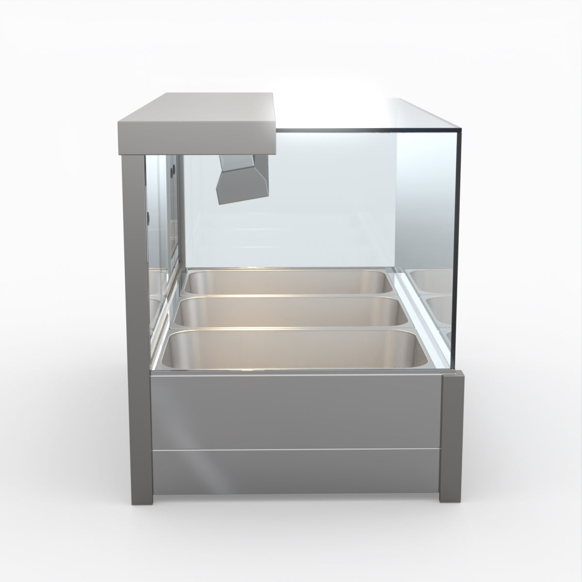 Bonvue Square Countertop Wet And Dry Bain Marie BM11SC