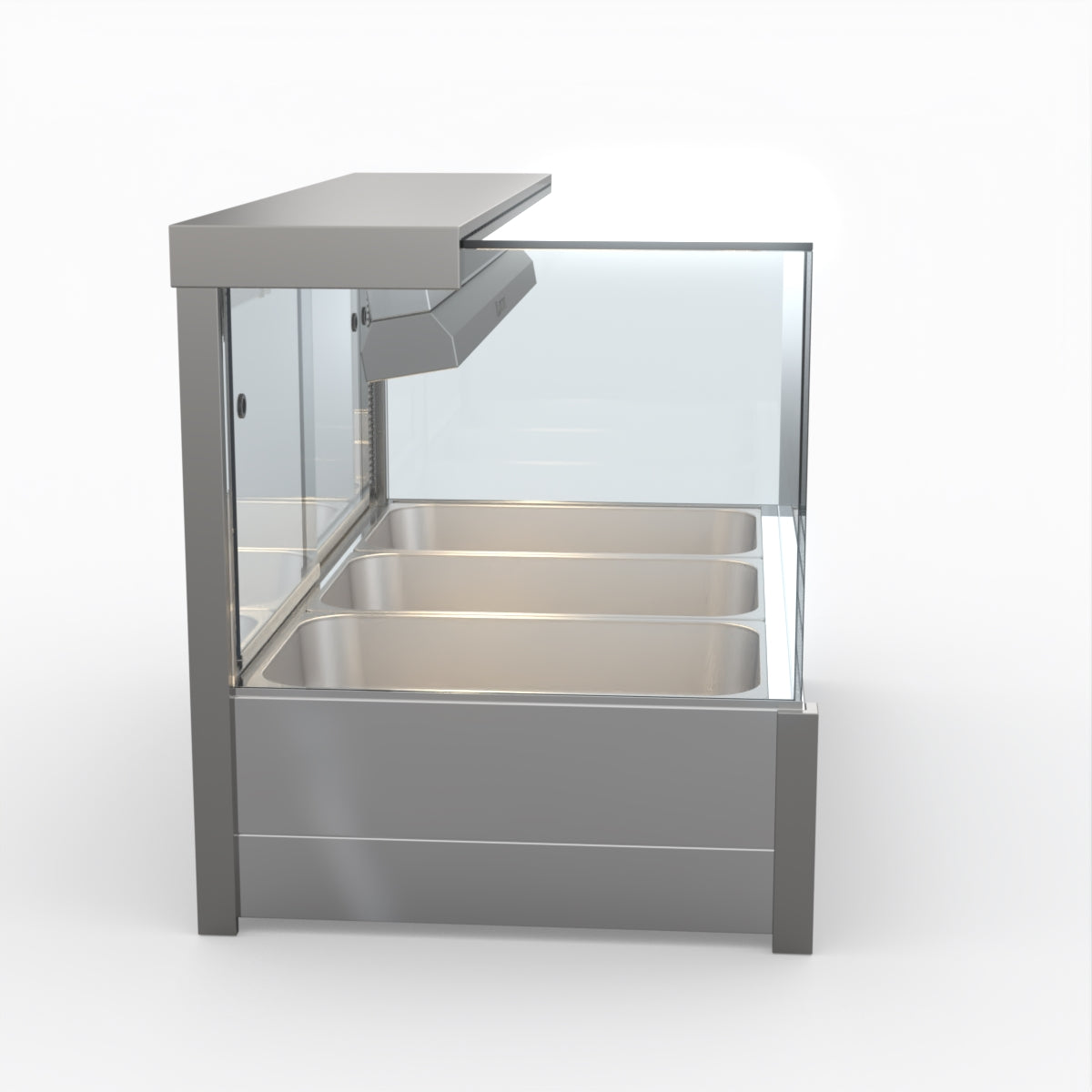 Bonvue Square Countertop Wet And Dry Bain Marie BM11SC