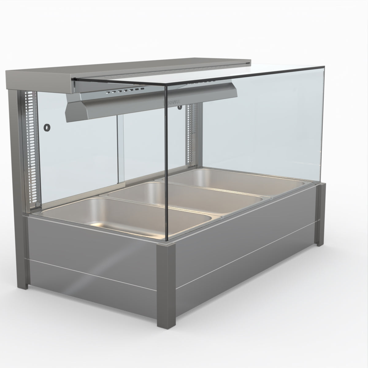 Bonvue Square Countertop Wet And Dry Bain Marie BM11SC