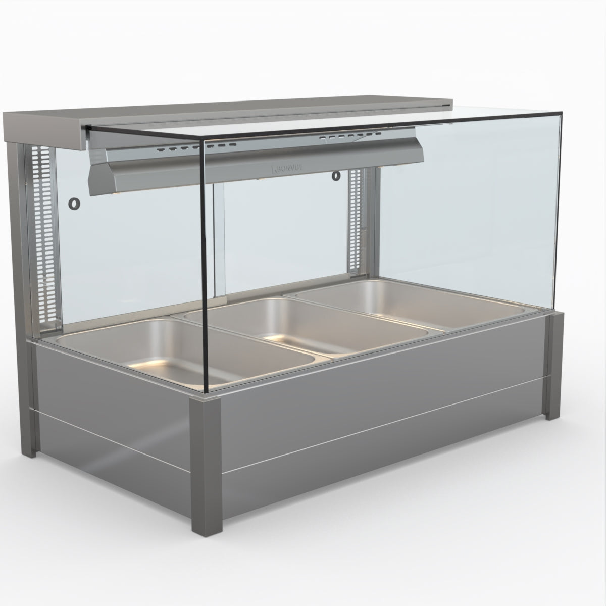 Bonvue Square Countertop Wet And Dry Bain Marie BM11SC