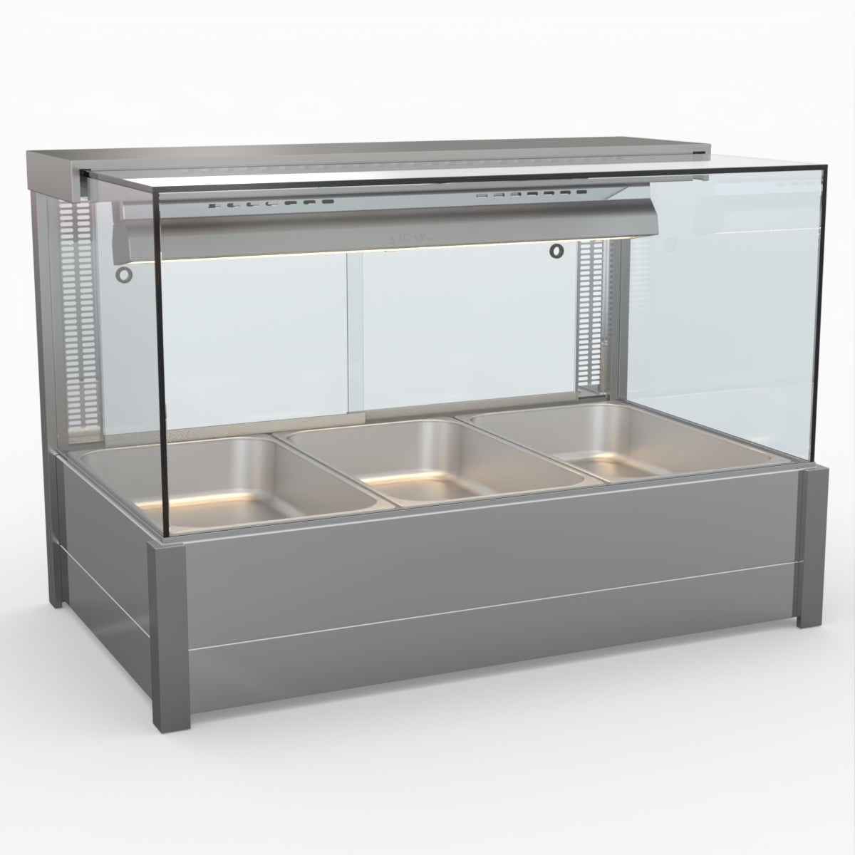 Bonvue Square Countertop Wet And Dry Bain Marie BM11SC