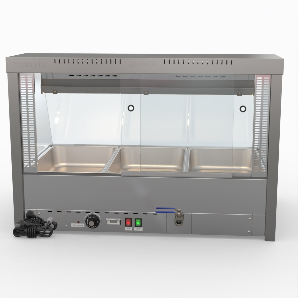 Bonvue Angled Countertop Wet And Dry Bain Marie BM11TC