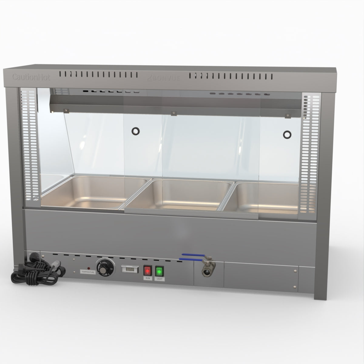 Bonvue Angled Countertop Wet And Dry Bain Marie BM11TC