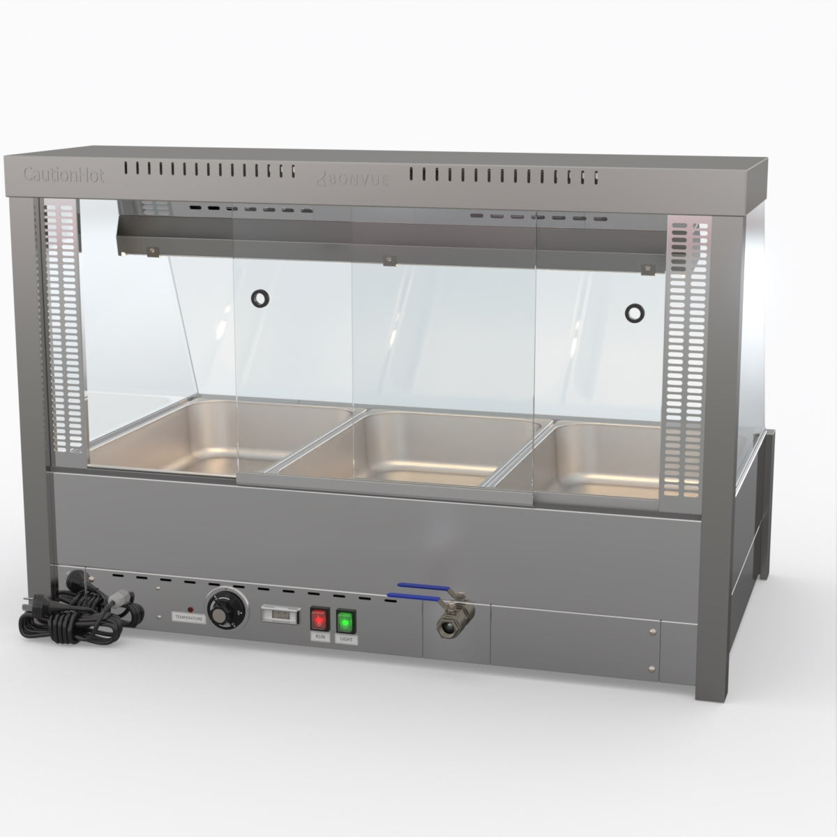 Bonvue Angled Countertop Wet And Dry Bain Marie BM11TC