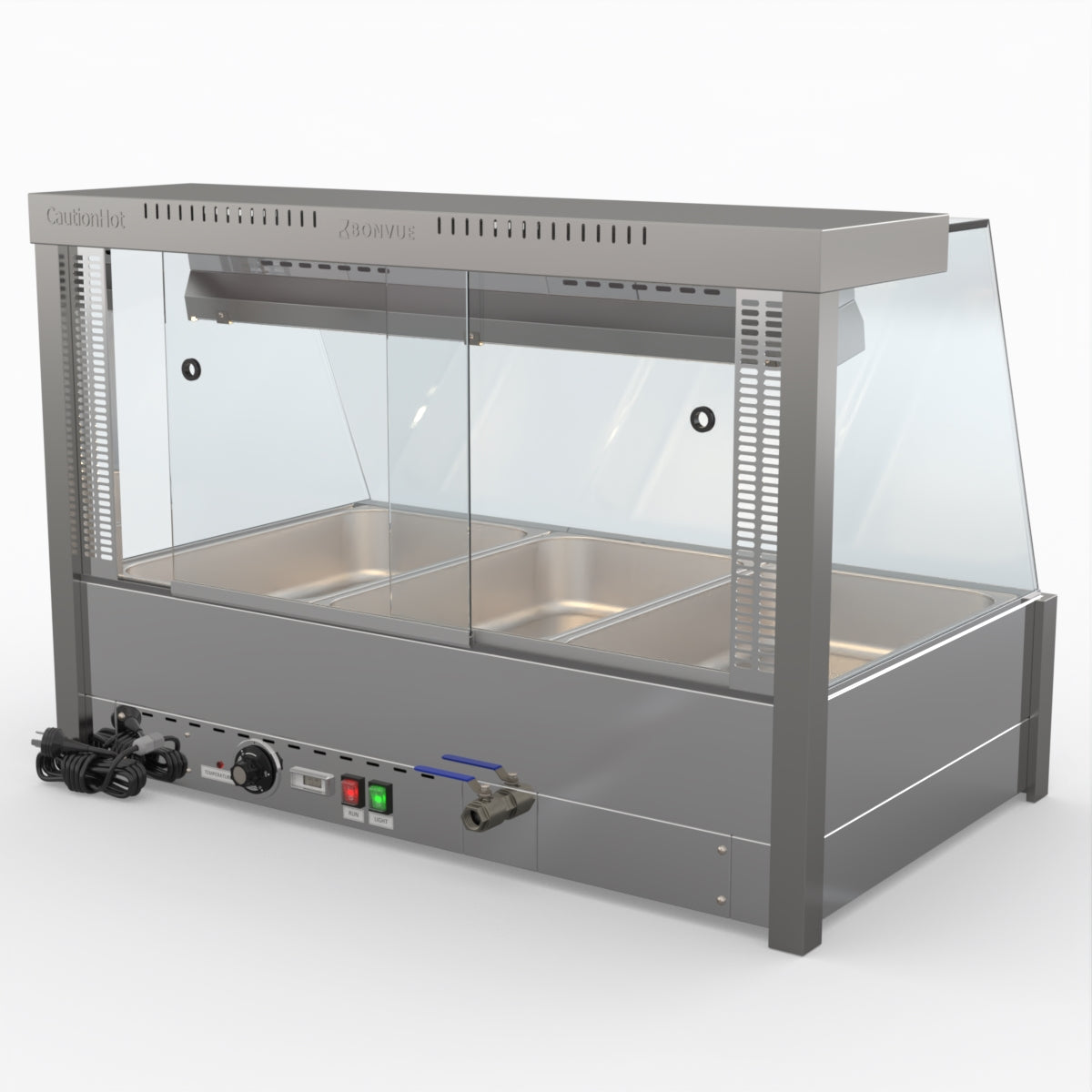 Bonvue Angled Countertop Wet And Dry Bain Marie BM11TC