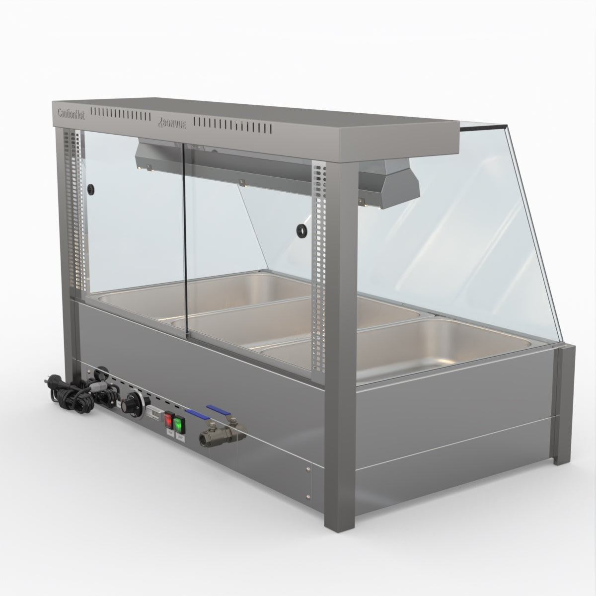 Bonvue Angled Countertop Wet And Dry Bain Marie BM11TC