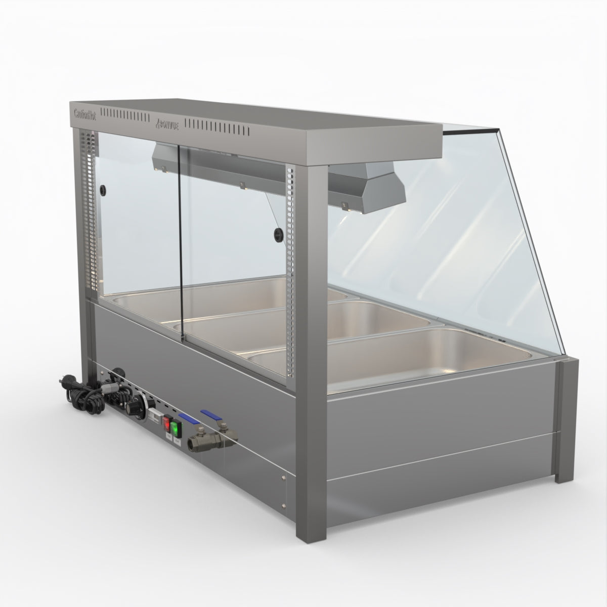 Bonvue Angled Countertop Wet And Dry Bain Marie BM11TC