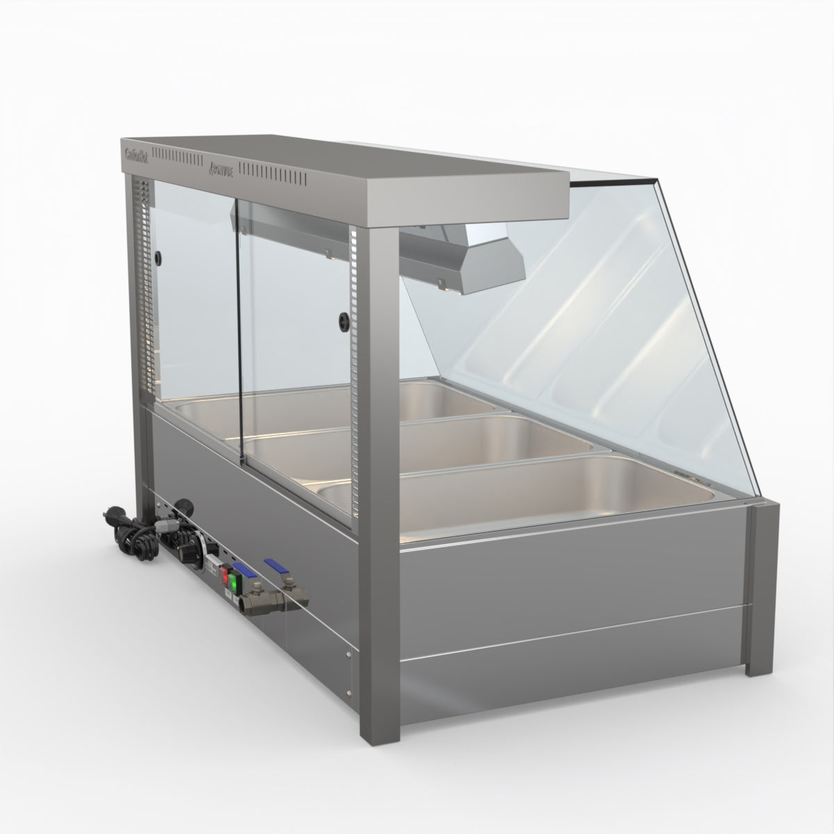 Bonvue Angled Countertop Wet And Dry Bain Marie BM11TC