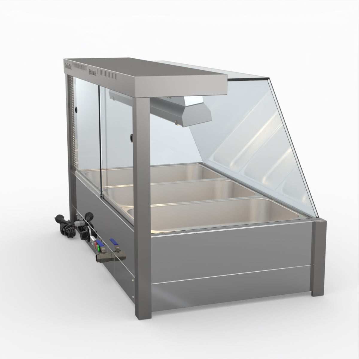 Bonvue Angled Countertop Wet And Dry Bain Marie BM11TC
