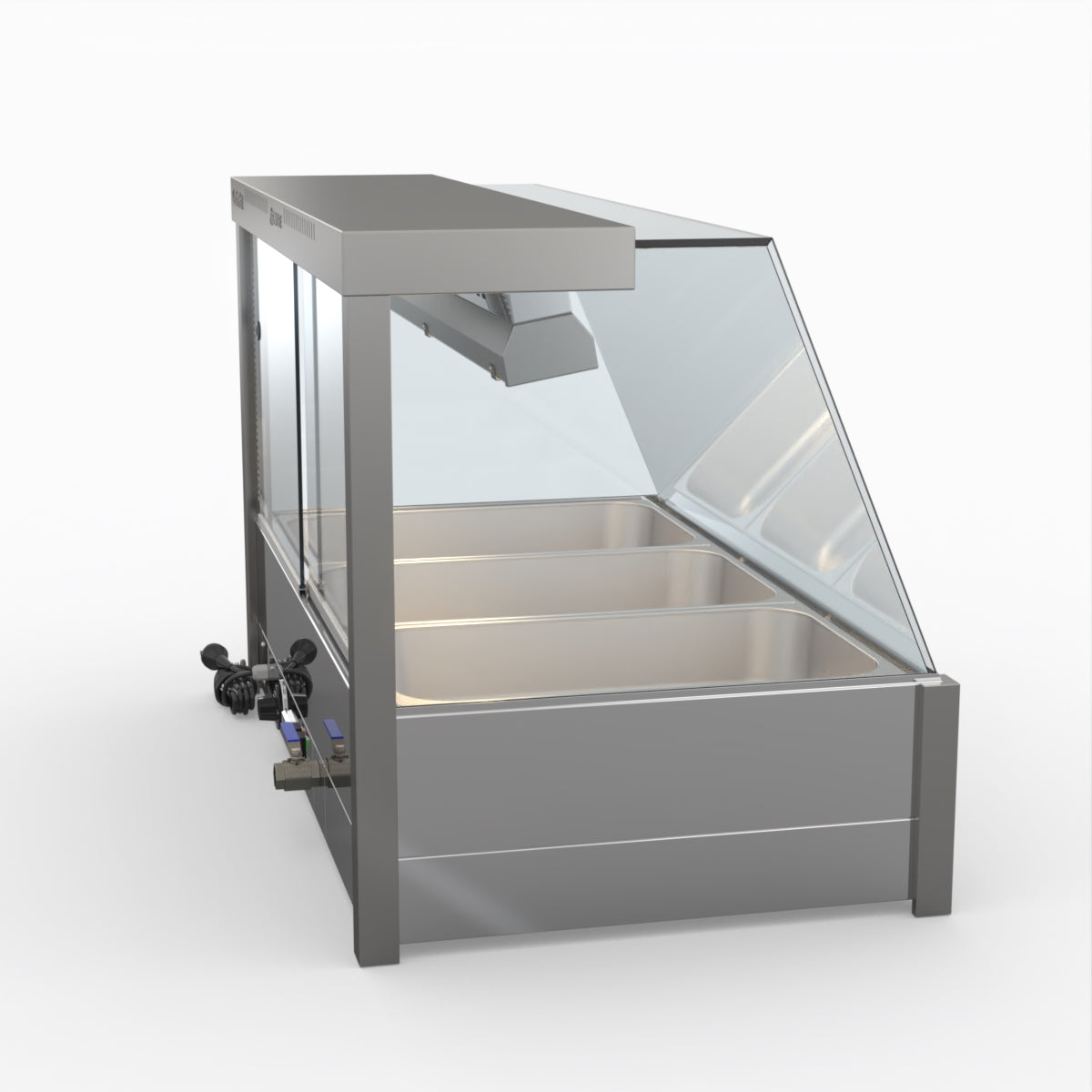 Bonvue Angled Countertop Wet And Dry Bain Marie BM11TC