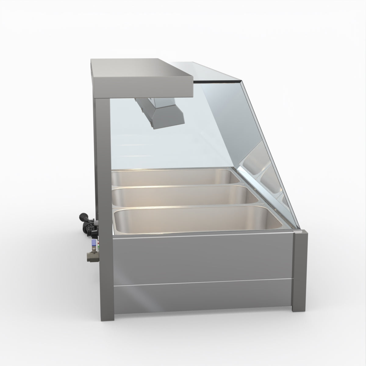 Bonvue Angled Countertop Wet And Dry Bain Marie BM11TC