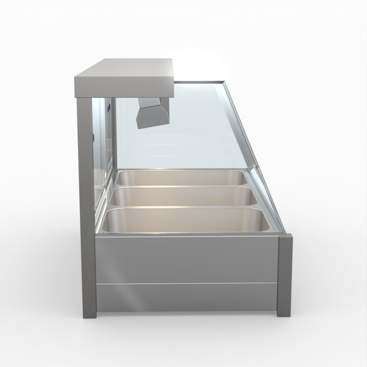 Bonvue Angled Countertop Wet And Dry Bain Marie BM11TC