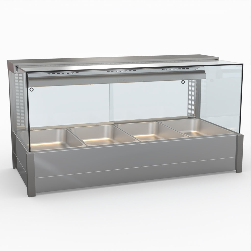 Bonvue Square Countertop Wet And Dry Bain Marie BM14SC