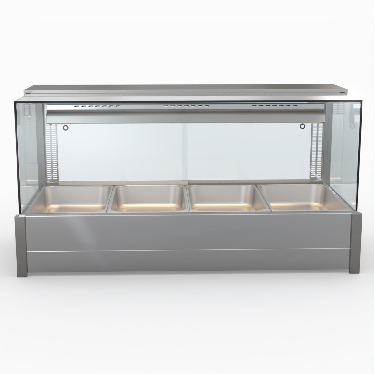 Bonvue Square Countertop Wet And Dry Bain Marie BM14SC