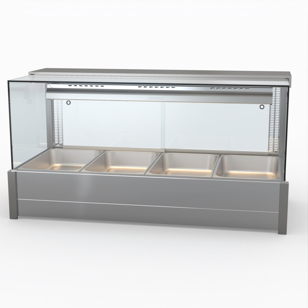 Bonvue Square Countertop Wet And Dry Bain Marie BM14SC