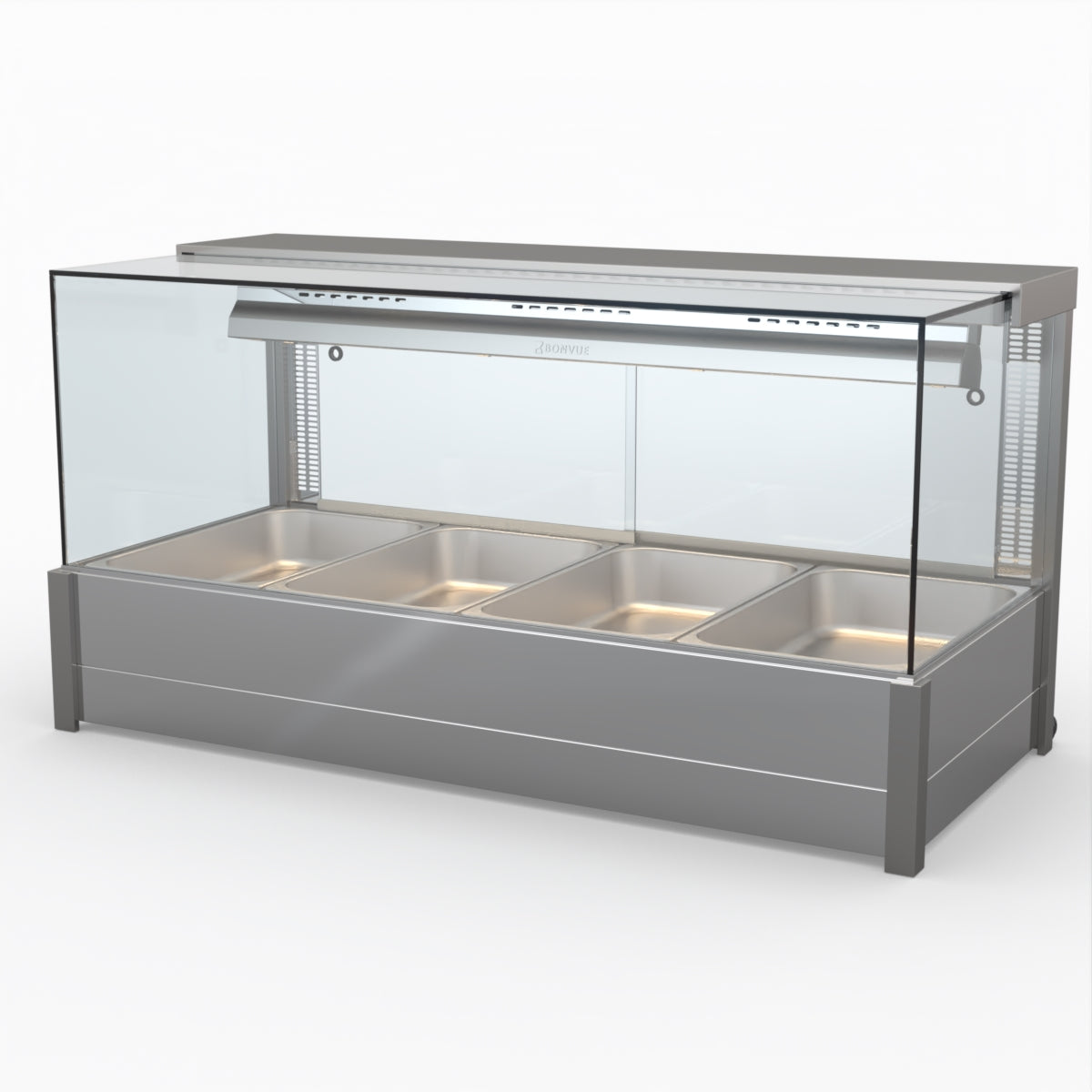 Bonvue Square Countertop Wet And Dry Bain Marie BM14SC