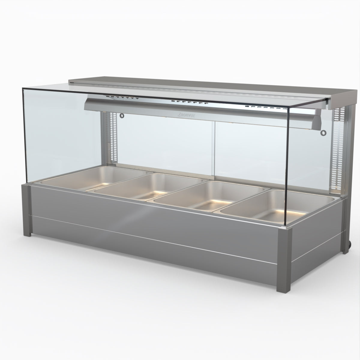 Bonvue Square Countertop Wet And Dry Bain Marie BM14SC