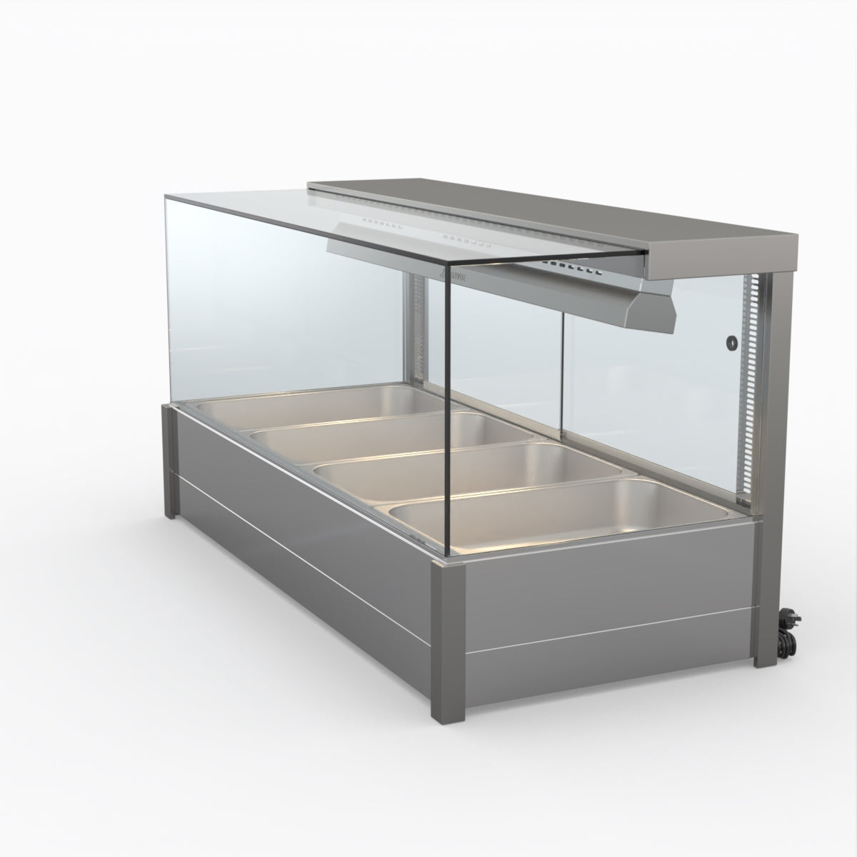 Bonvue Square Countertop Wet And Dry Bain Marie BM14SC
