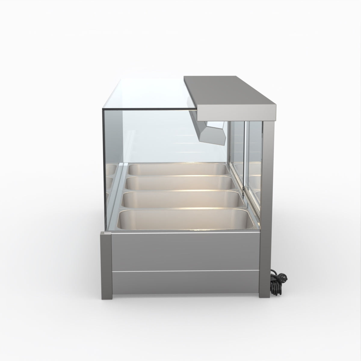 Bonvue Square Countertop Wet And Dry Bain Marie BM14SC