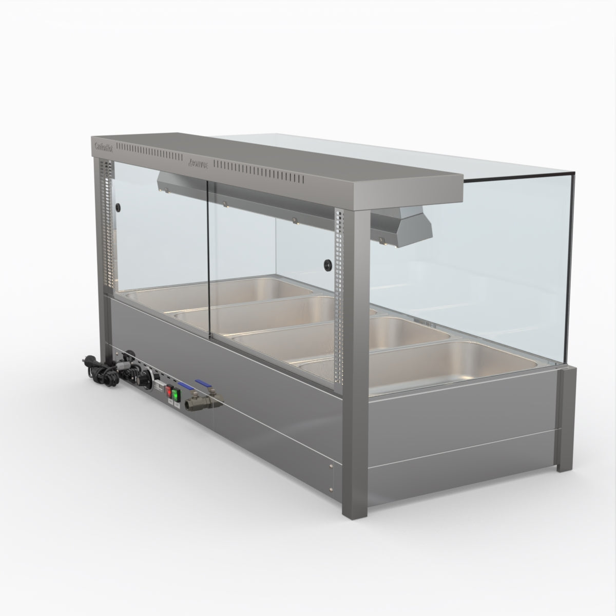 Bonvue Square Countertop Wet And Dry Bain Marie BM14SC