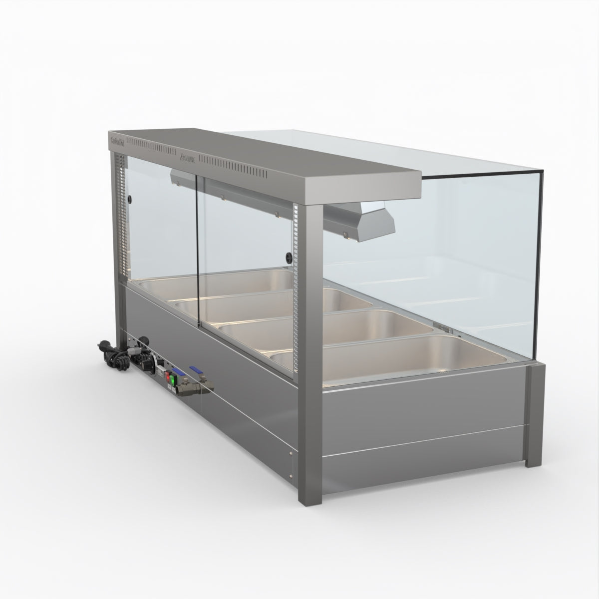 Bonvue Square Countertop Wet And Dry Bain Marie BM14SC