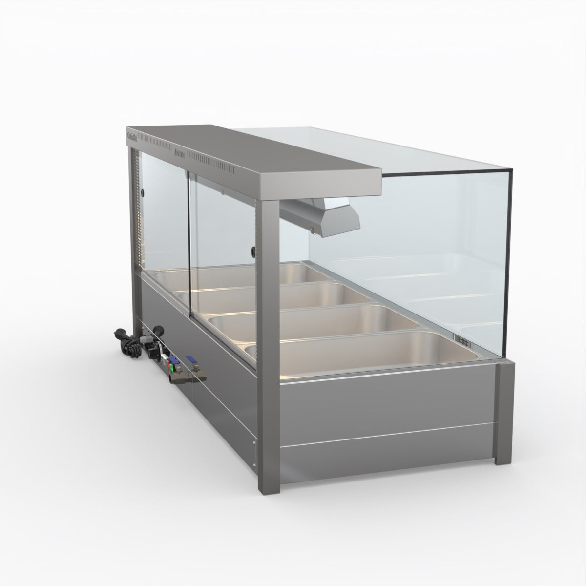 Bonvue Square Countertop Wet And Dry Bain Marie BM14SC