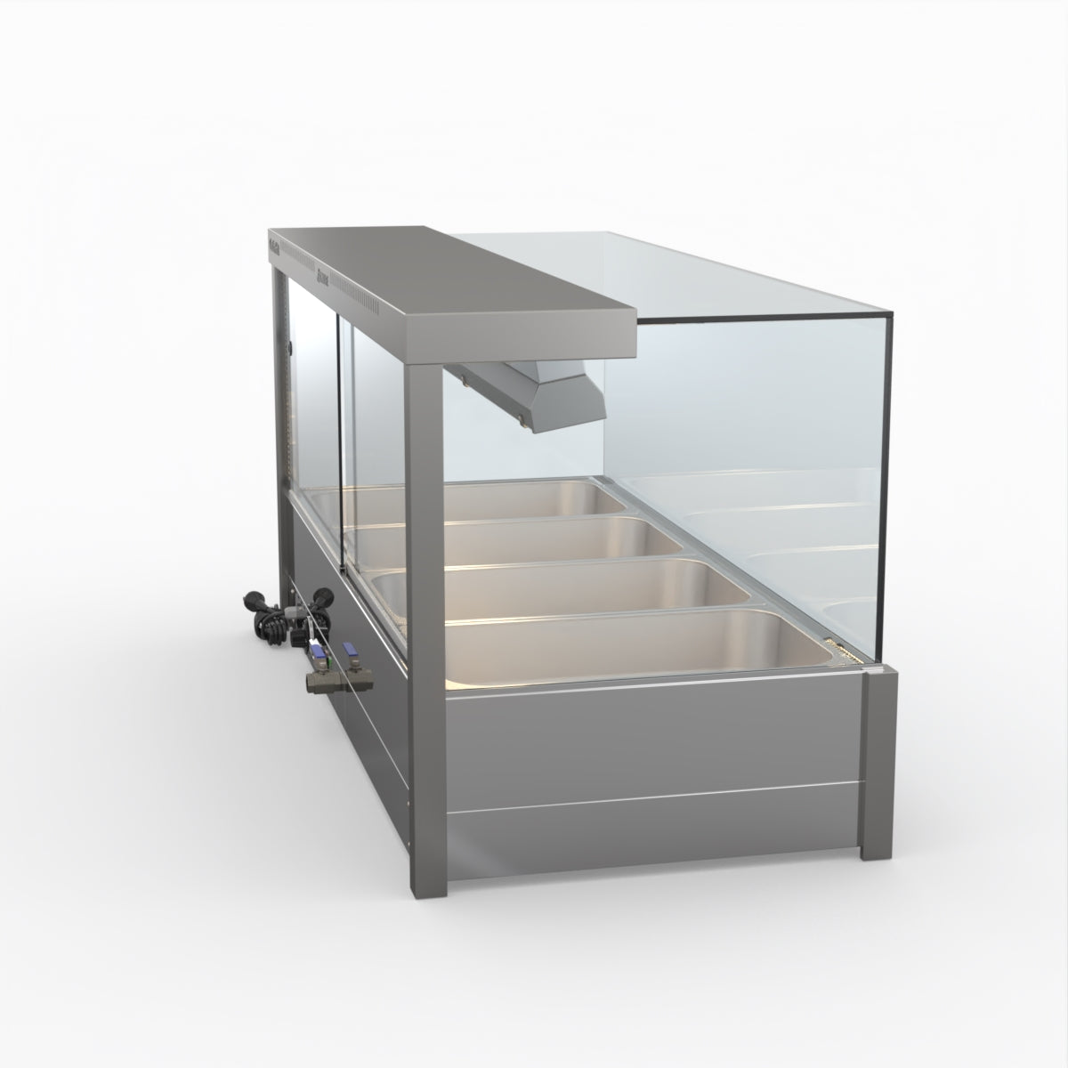 Bonvue Square Countertop Wet And Dry Bain Marie BM14SC