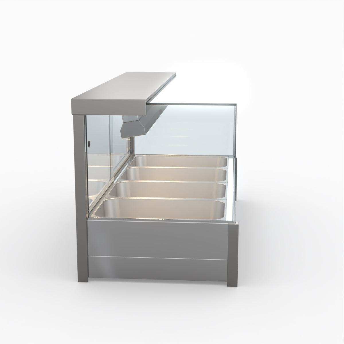 Bonvue Square Countertop Wet And Dry Bain Marie BM14SC