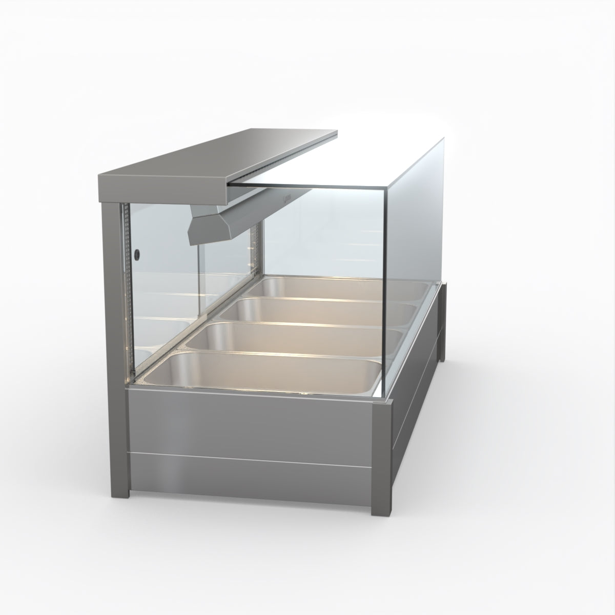 Bonvue Square Countertop Wet And Dry Bain Marie BM14SC