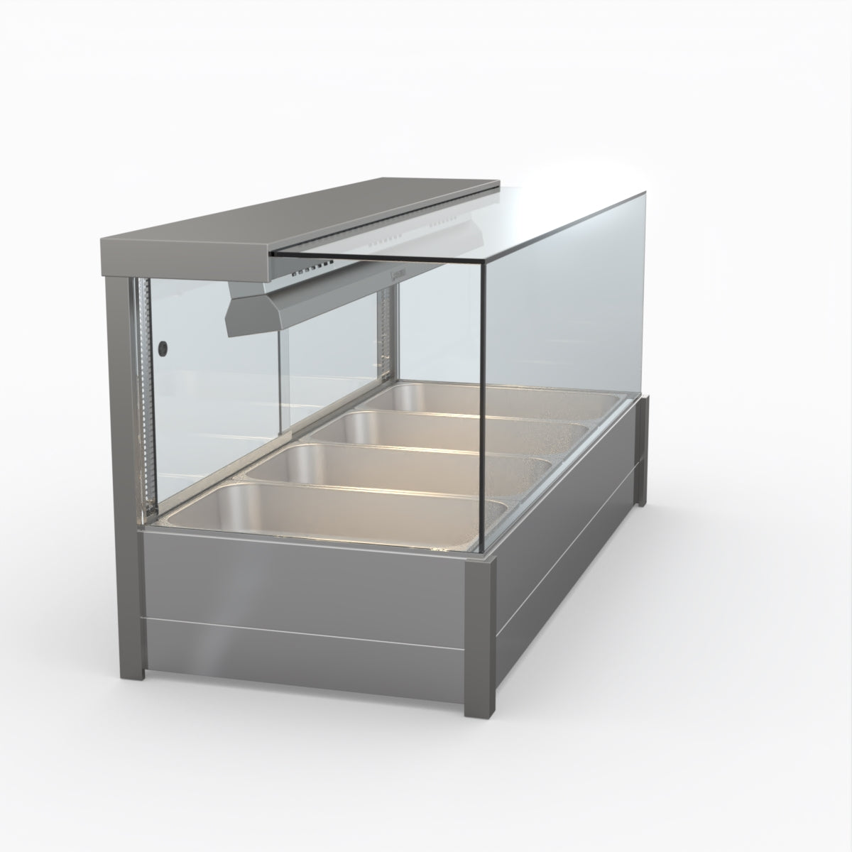Bonvue Square Countertop Wet And Dry Bain Marie BM14SC