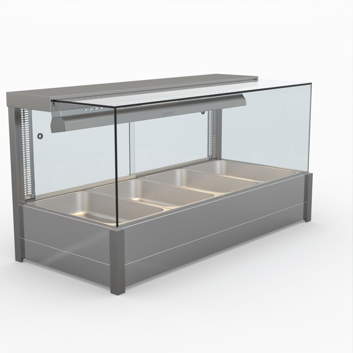 Bonvue Square Countertop Wet And Dry Bain Marie BM14SC