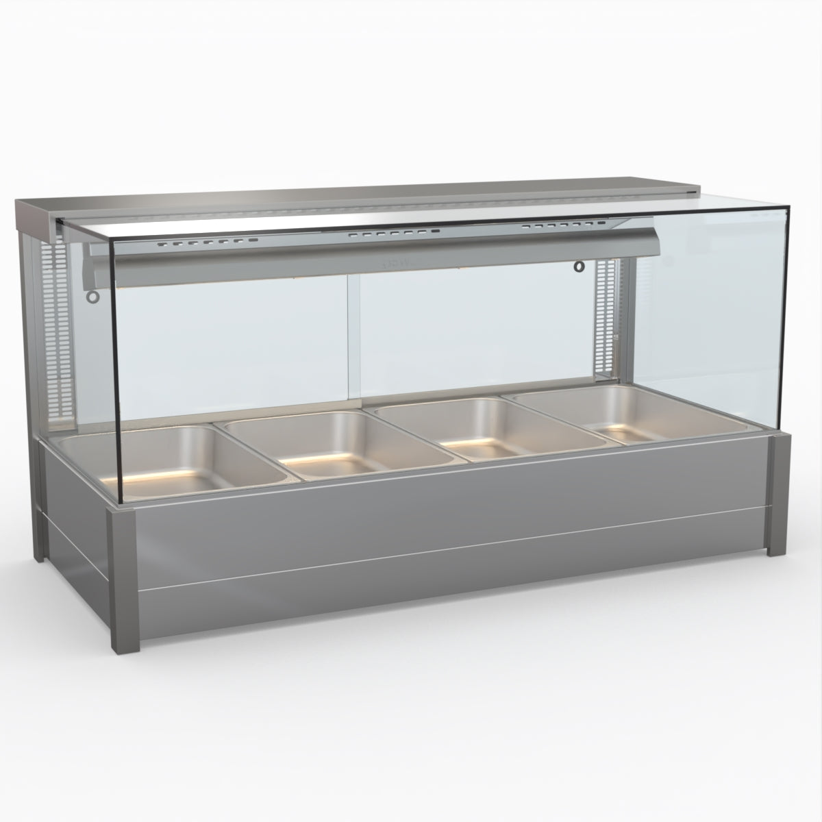 Bonvue Square Countertop Wet And Dry Bain Marie BM14SC