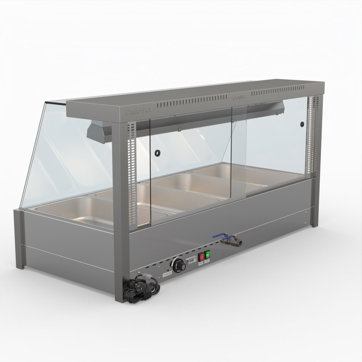 Bonvue Angled Countertop Wet And Dry Bain Marie BM14TC
