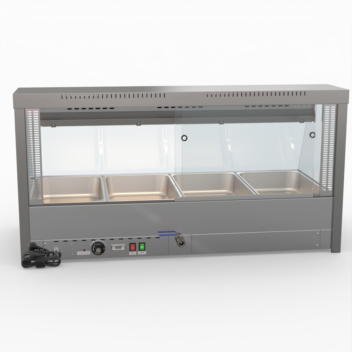 Bonvue Angled Countertop Wet And Dry Bain Marie BM14TC