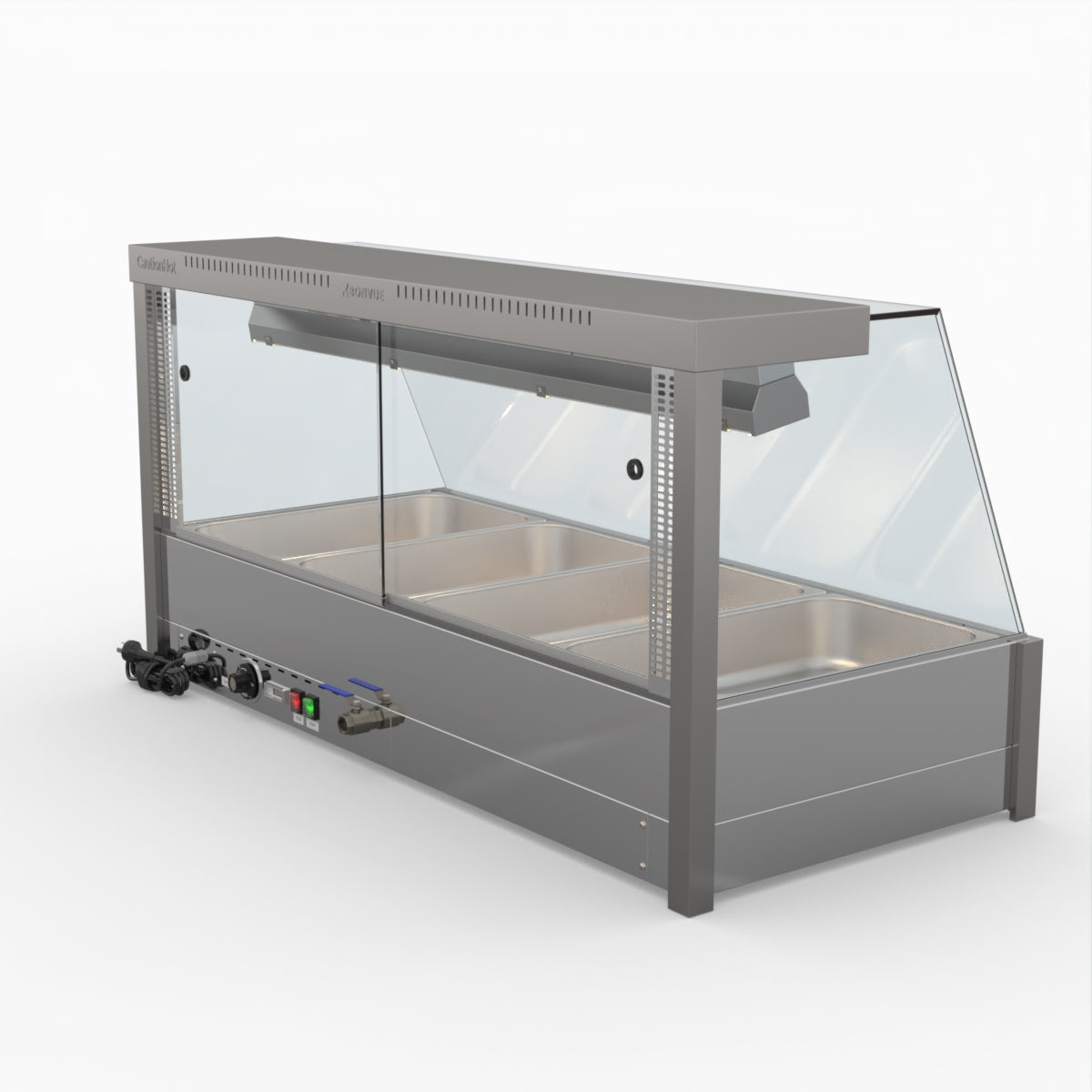 Bonvue Angled Countertop Wet And Dry Bain Marie BM14TC